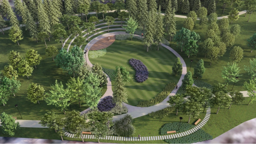 Amenajare spații verzi și promenadă - comuna Brănești, jud. dâmbovița - 1